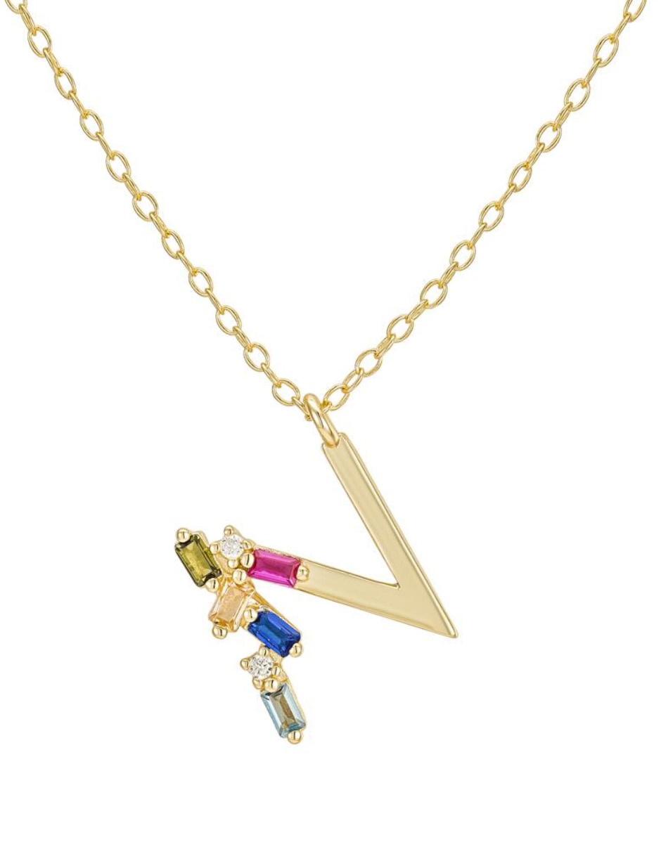 Collar Letter de plata P 925 Collar Letter de plata P 925