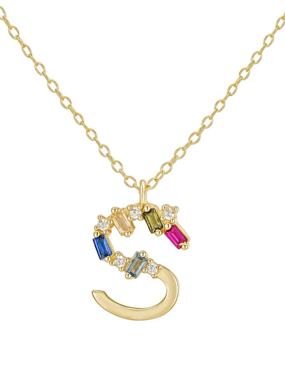 Collar Letter de plata P 925 Collar Letter de plata P 925