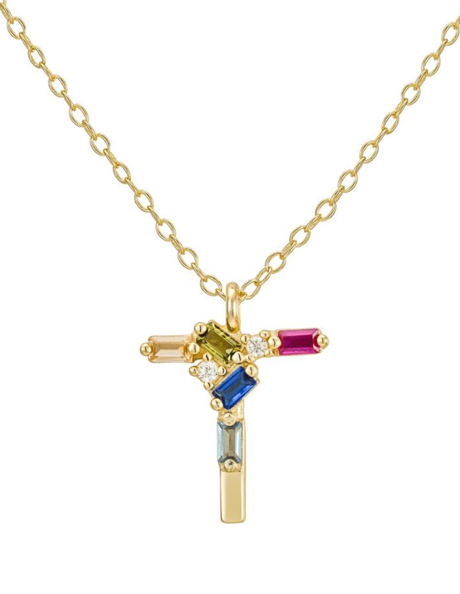 Collar Letter de plata P 925 Collar Letter de plata P 925