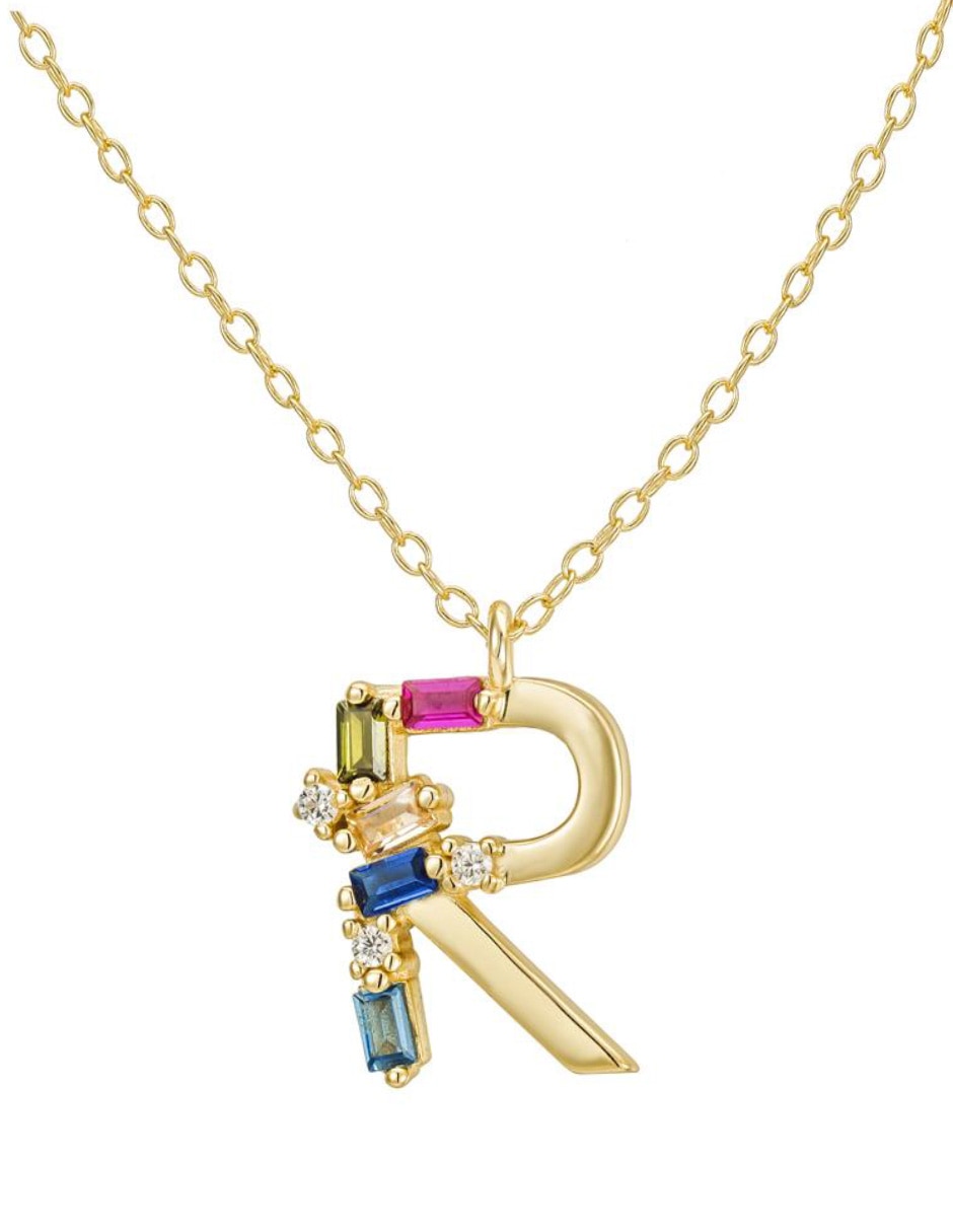 Collar Letter de plata P 925 Collar Letter de plata P 925