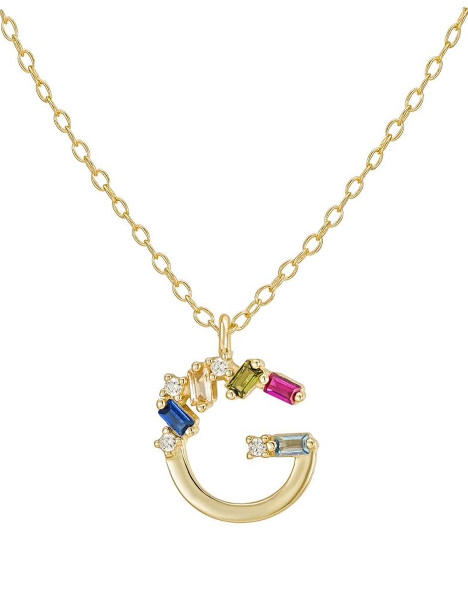 Collar Letter de plata P 925