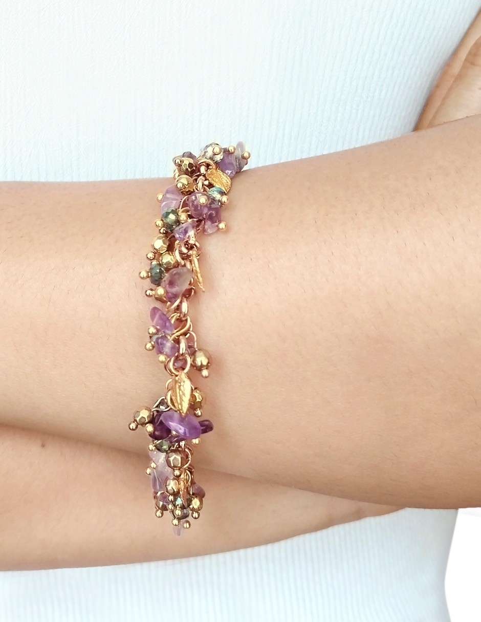 Pulsera con amatista Estacional