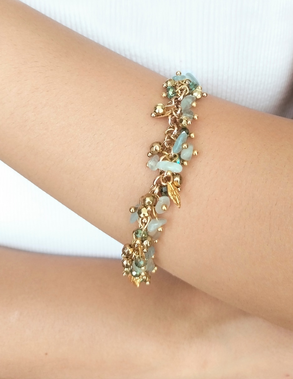 Pulsera con aguamarina Estacional Pulsera con aguamarina Estacional