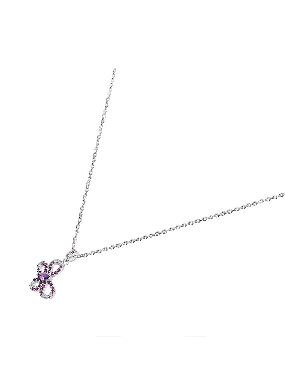 Colgante y dije de moño florecer de plata p 925 Colgante y dije de moño florecer de plata p 925