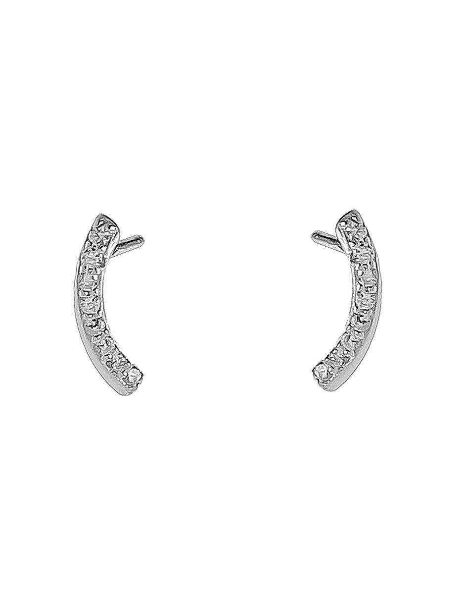 Aretes de plata P 925 con acabado plateado Aretes de plata P 925 con acabado plateado