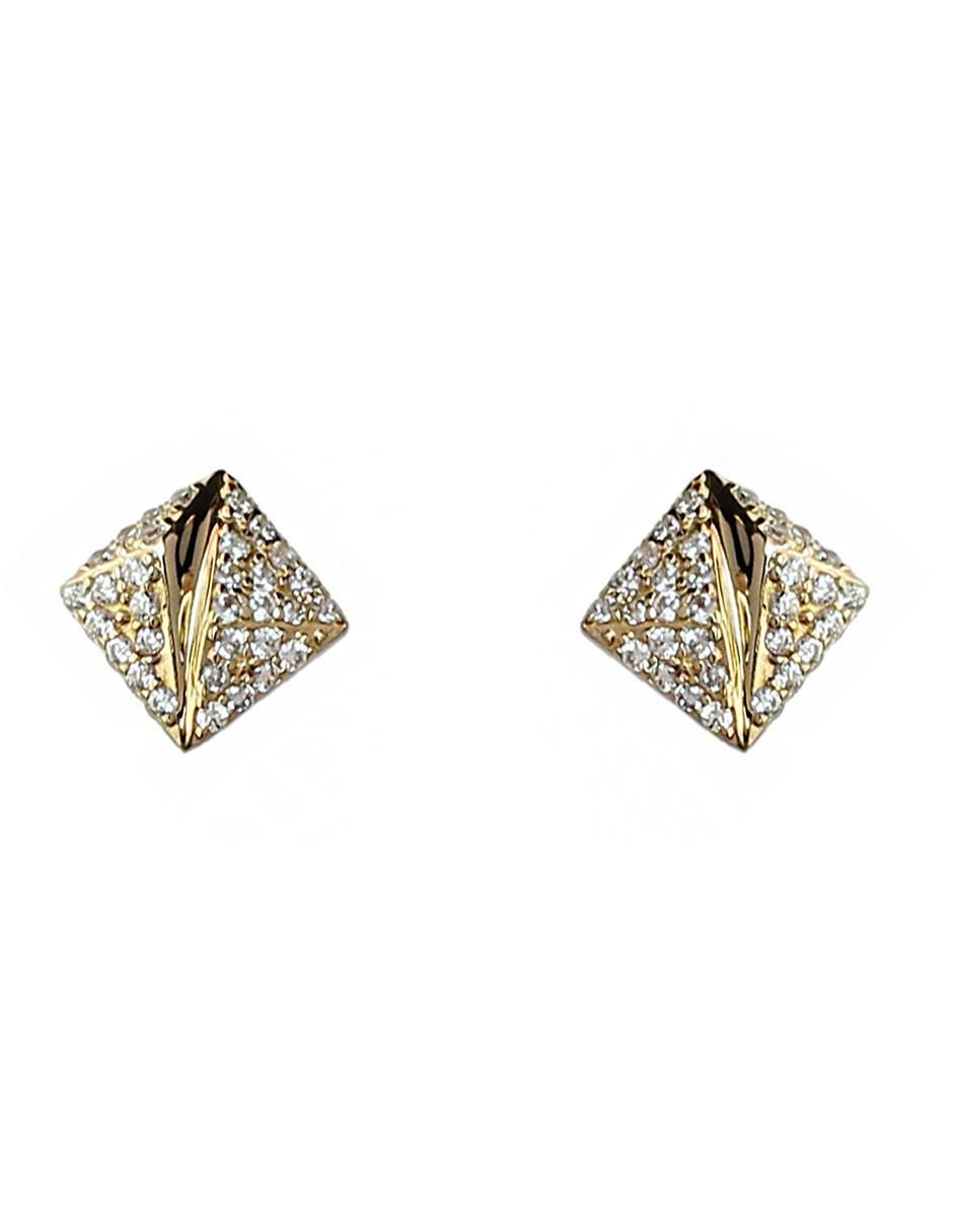Aretes de plata P 925 con acabado brillante