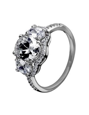 Anillo multi gemas redondo cristal brillante Anillo multi gemas redondo cristal brillante