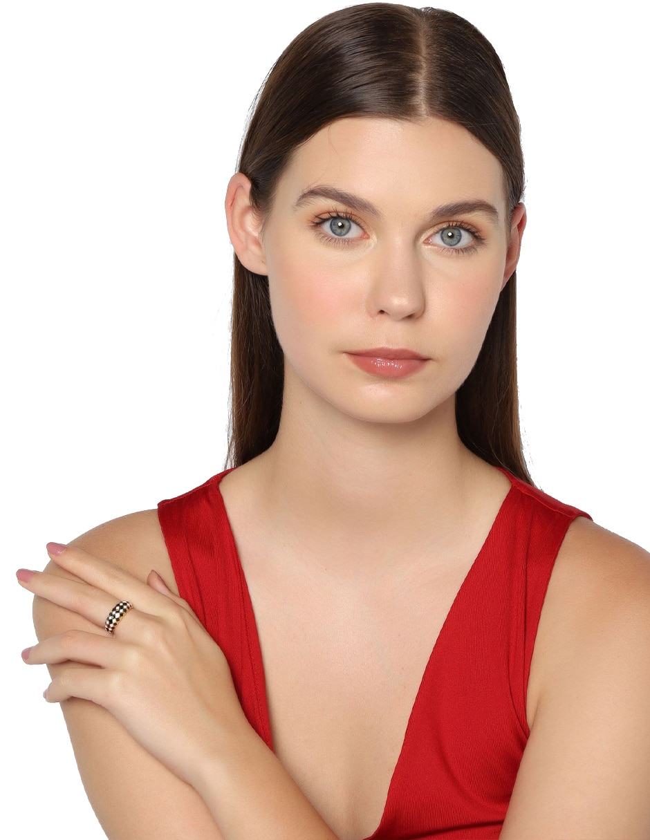 Anillo de rombo brillante