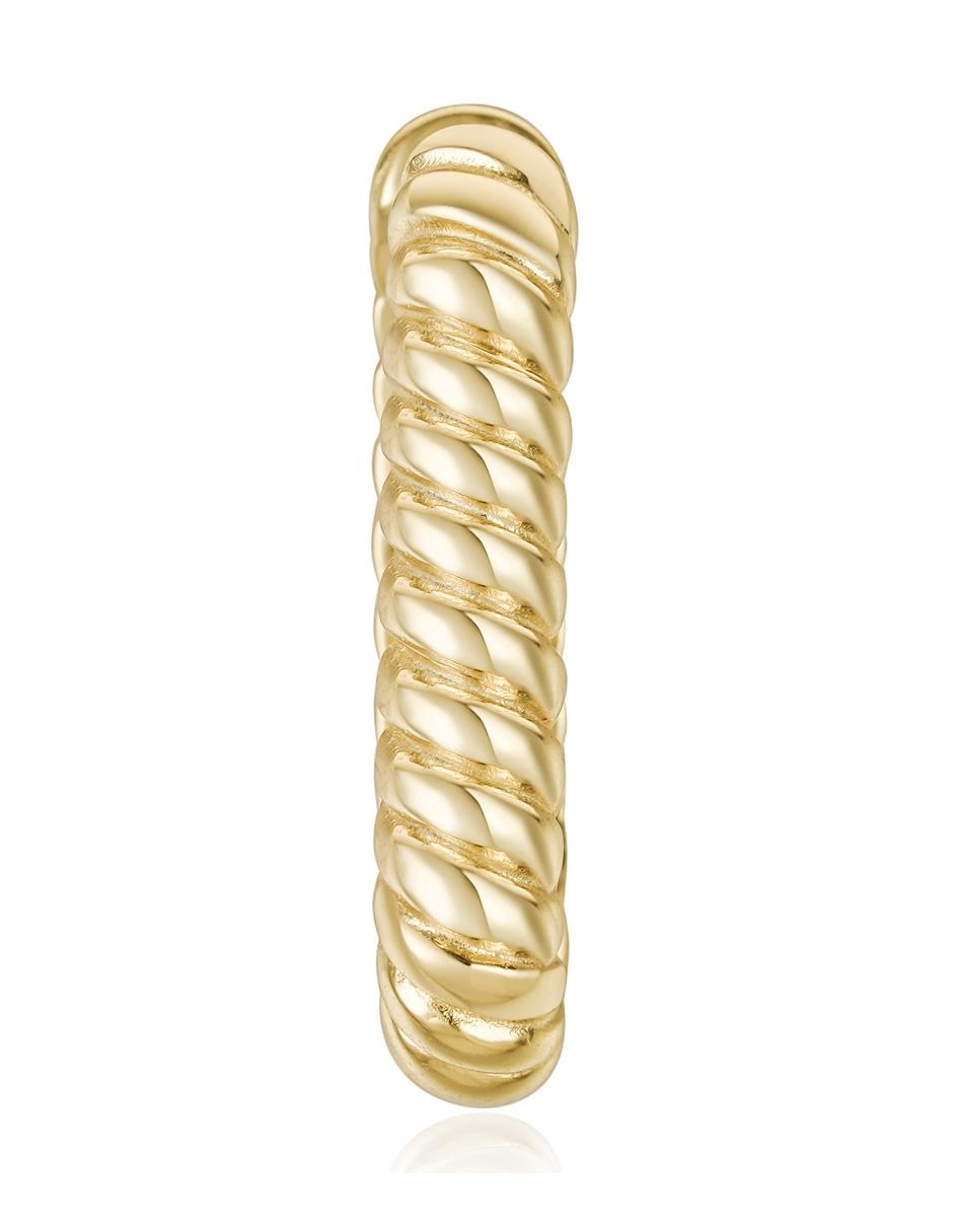 Piercing ovalado Carmela Mía de plata P 925 con acabado baño de oro