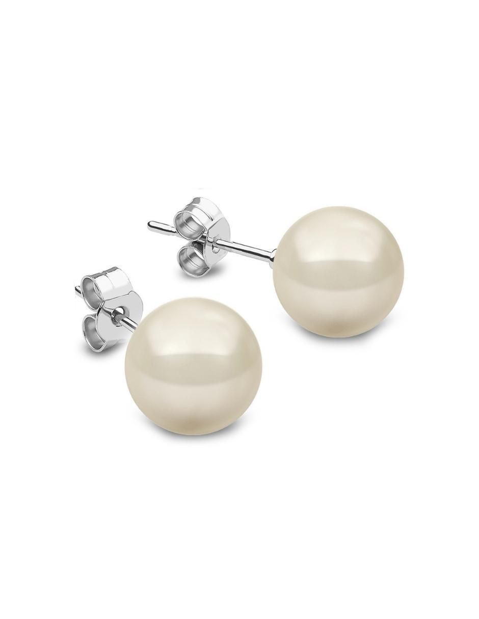 Aretes y collar redondo de plata p 925 cristal 4