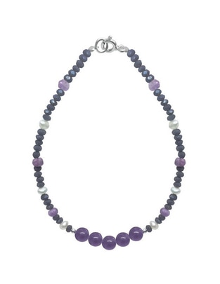 Pulsera de plata con calcedonia P 925 Terra acabado pulido Pulsera de plata con calcedonia P 925 Terra acabado pulido