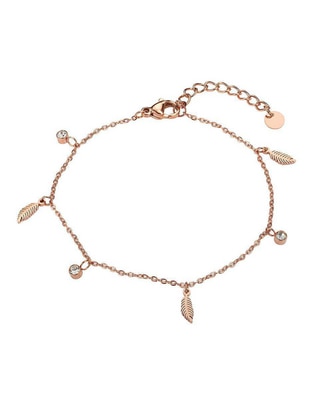 Pulsera con zirconia Bracelet Rosegold acabado pulido Pulsera con zirconia Bracelet Rosegold acabado pulido