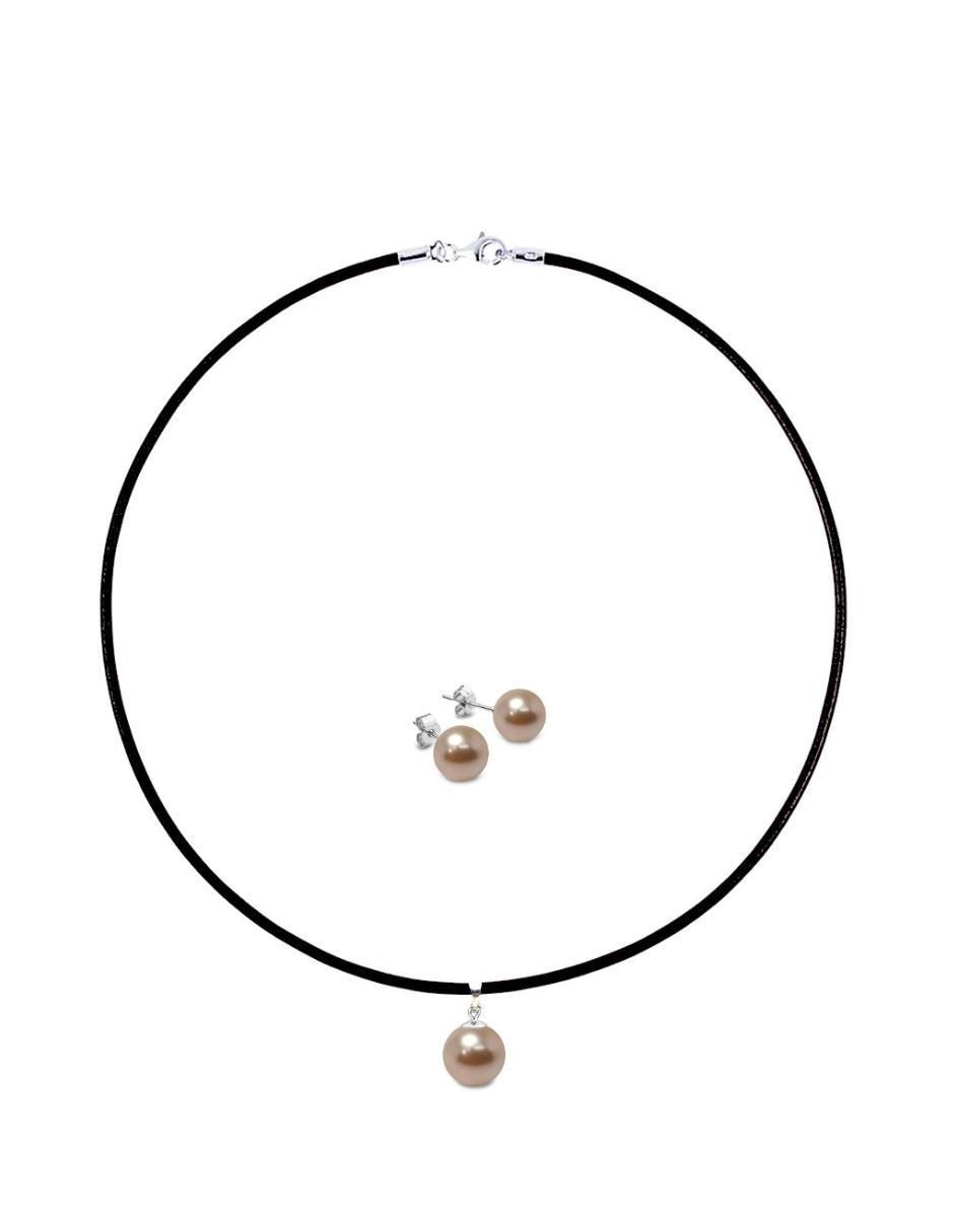 Aretes y collar circular Zvezda de plata p 925 cristal 2