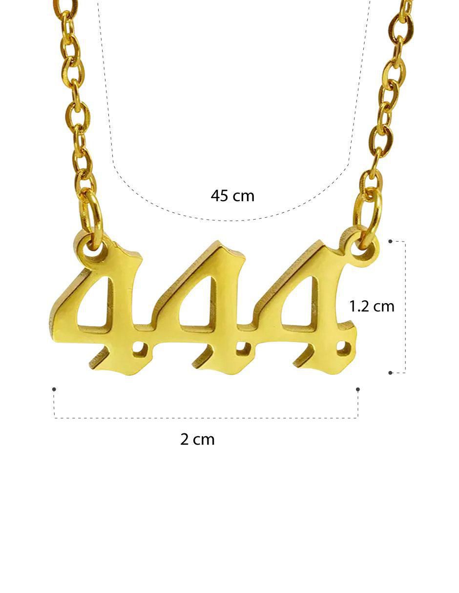 Collar de número 4