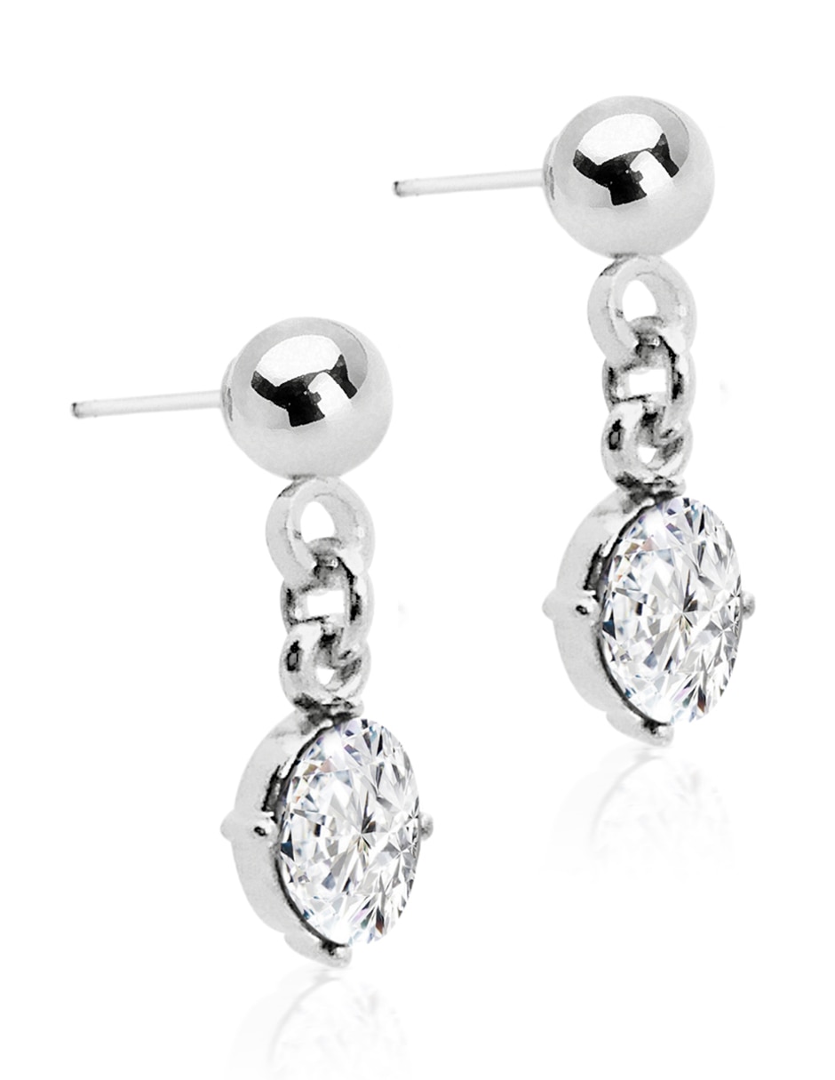 Aretes de óvalo zirconia 2
