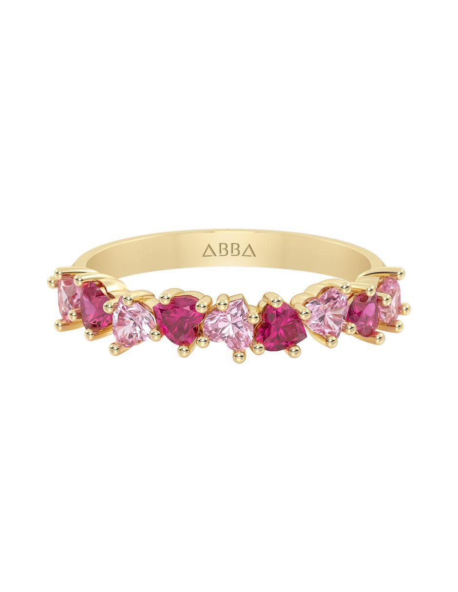 Churumbela de corazón de oro zirconia brillante Churumbela de corazón de oro zirconia brillante