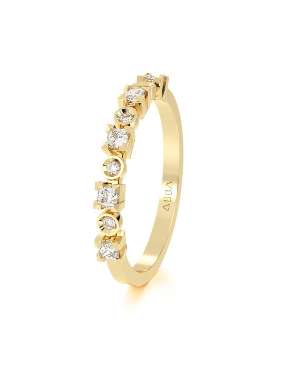 Churumbela de oro zirconia brillante 4