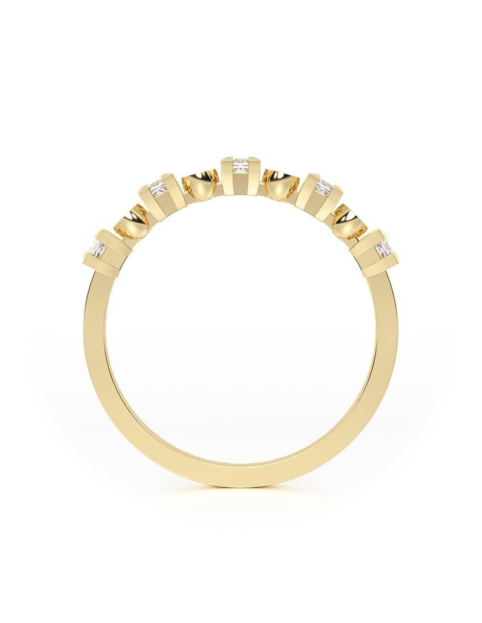 Churumbela de oro zirconia brillante 3