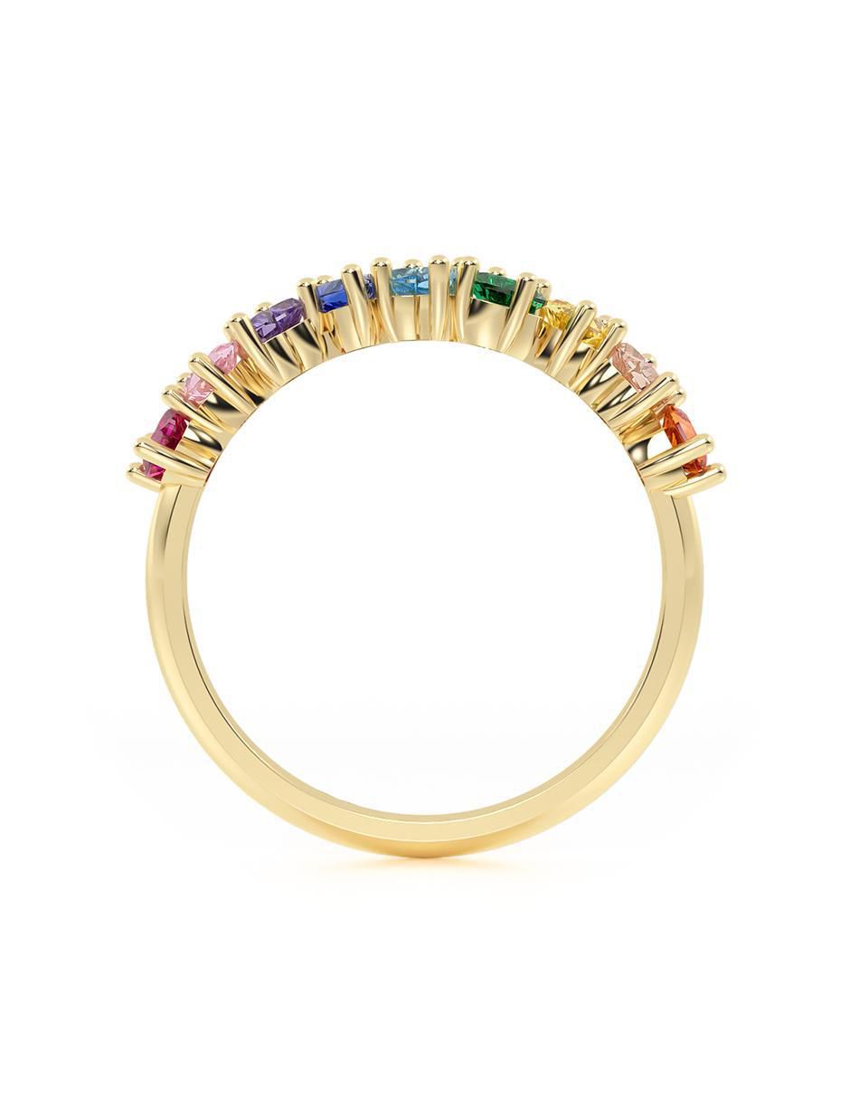 Churumbela abba joyas de oro zirconia brillante