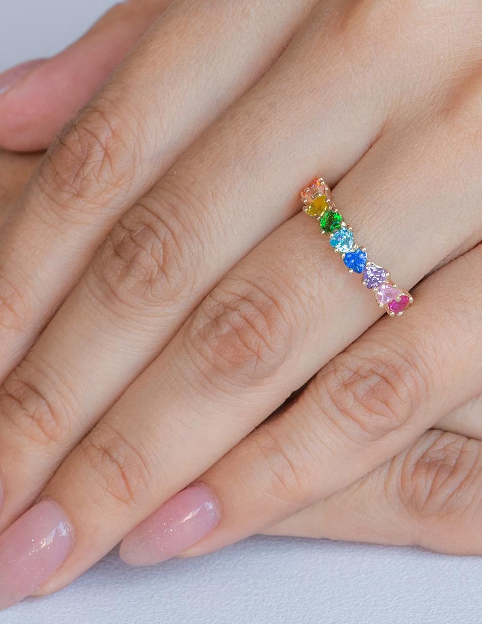 Churumbela de oro zirconia brillante 4