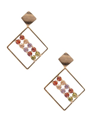 Arracadas con acabado pavé 1