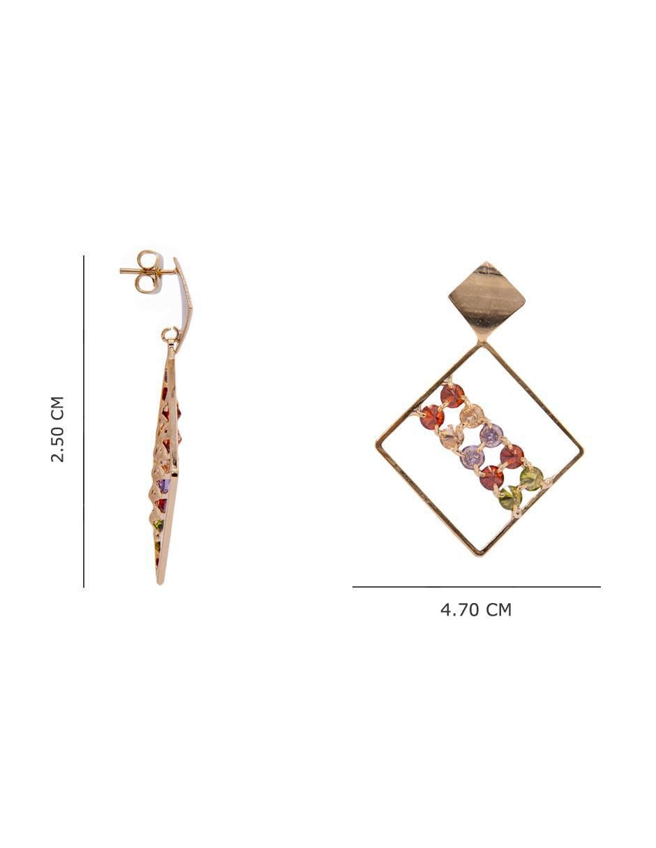 Arracadas con acabado pavé 5