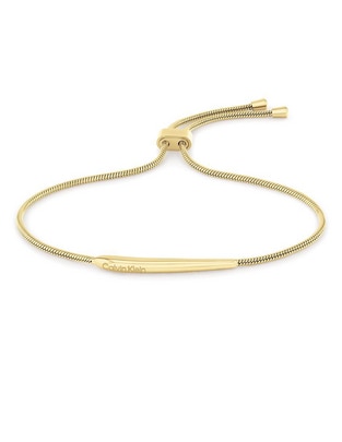 Pulsera Elongated Drops acabado brillante