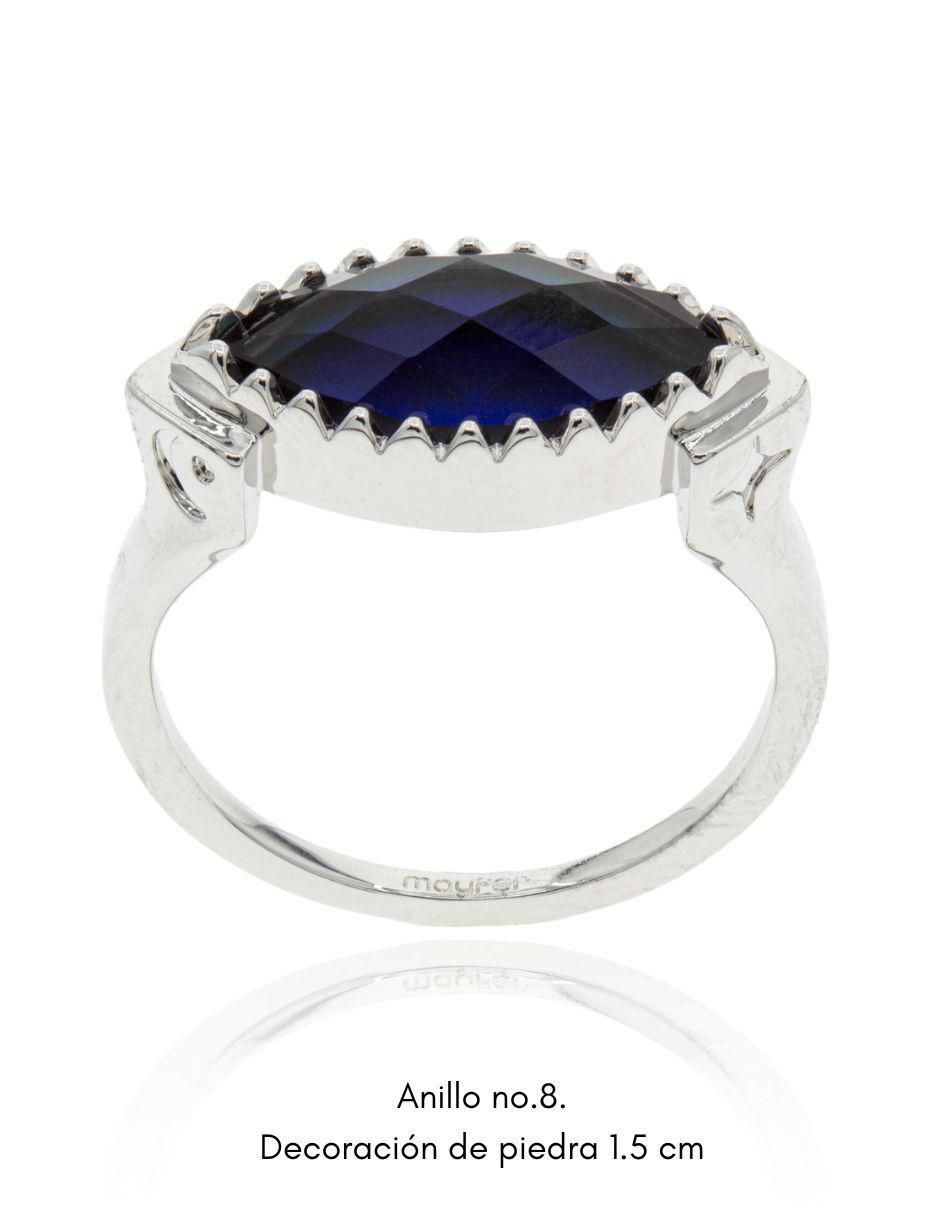Anillo piedra lunar brillante 5