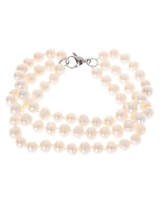 Pulsera Anthony Vincent con perla acabado lustre 1