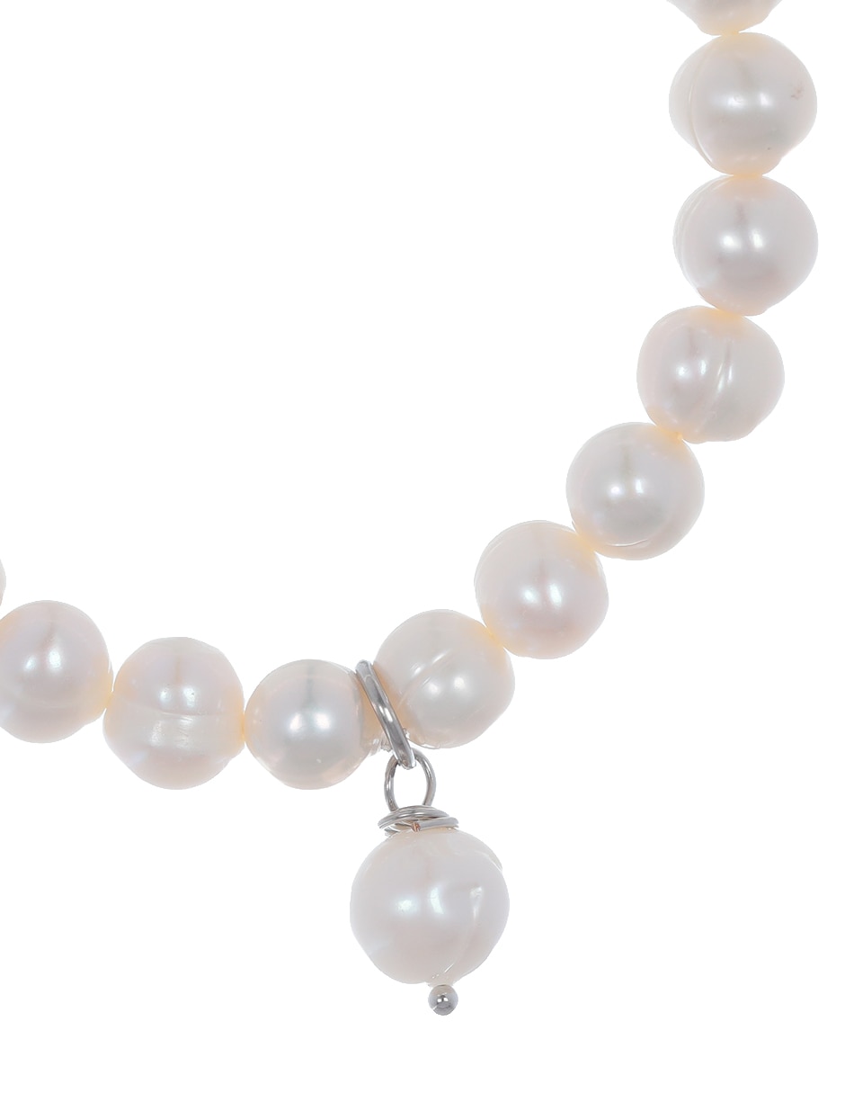 Pulsera Anthony Vincent con perla acabado lustre 2