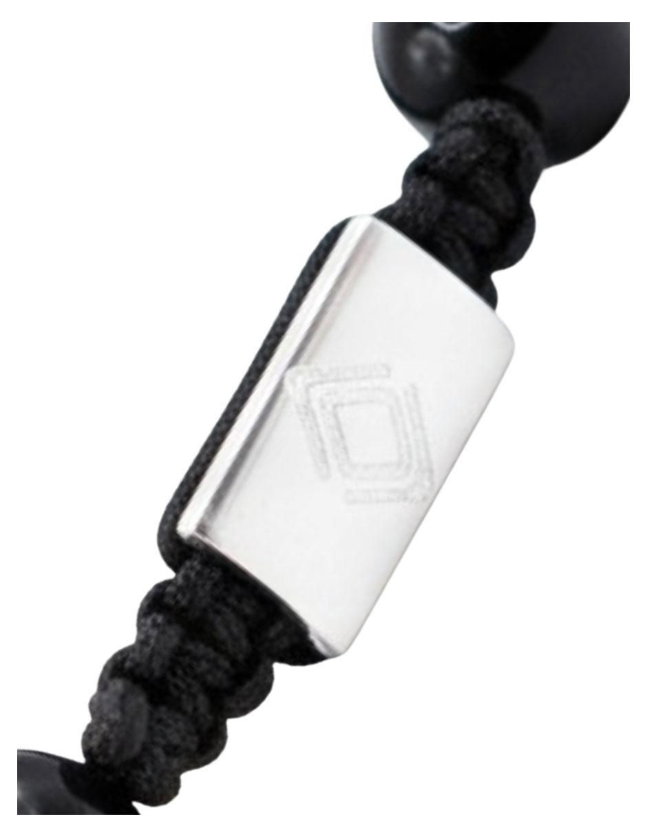 Brazalete de plata con ónix P 925 acabado liso 2