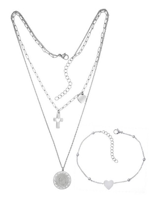 Collar y pulsera cristal