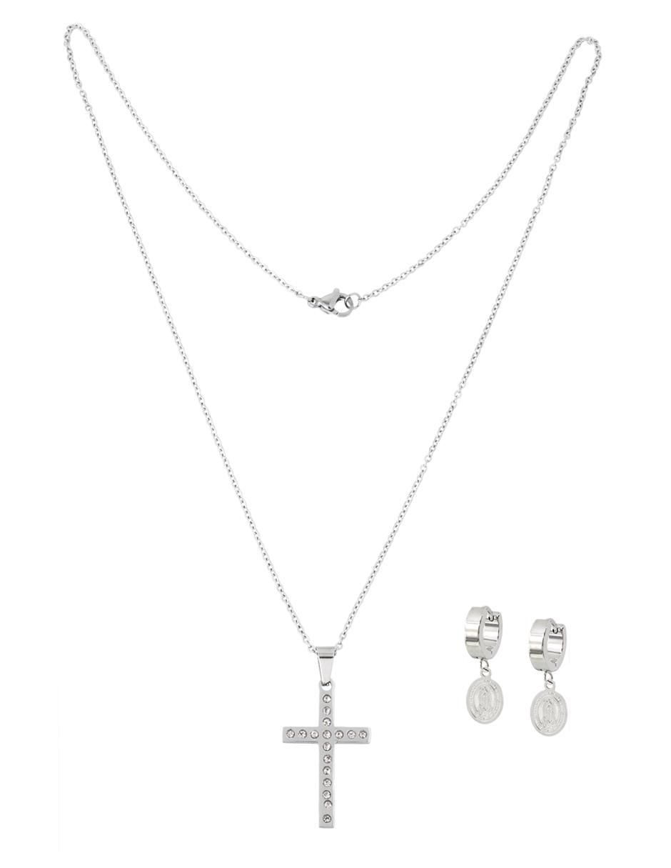 Aretes y collar cristal Aretes y collar cristal