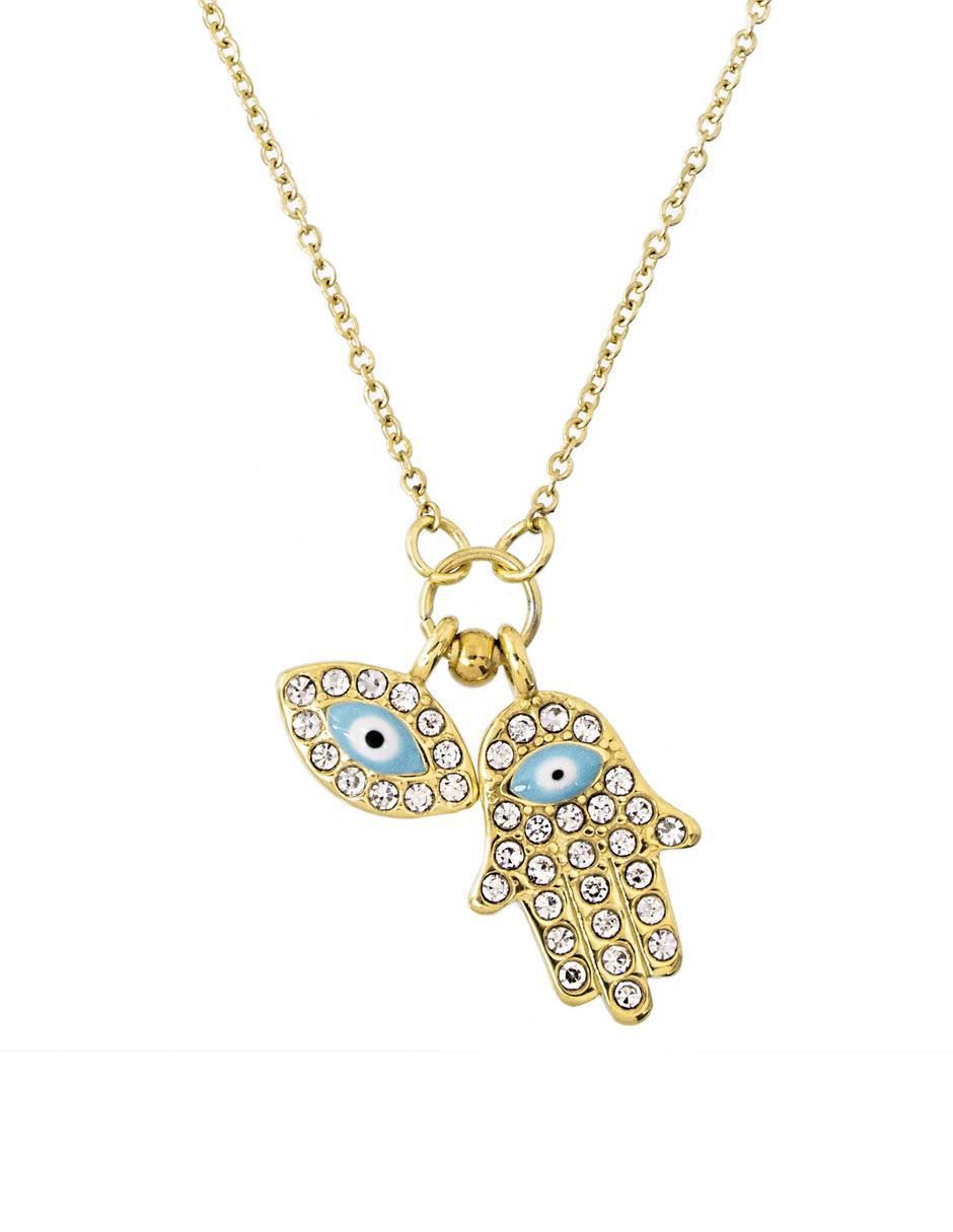 Aretes y collar cristal