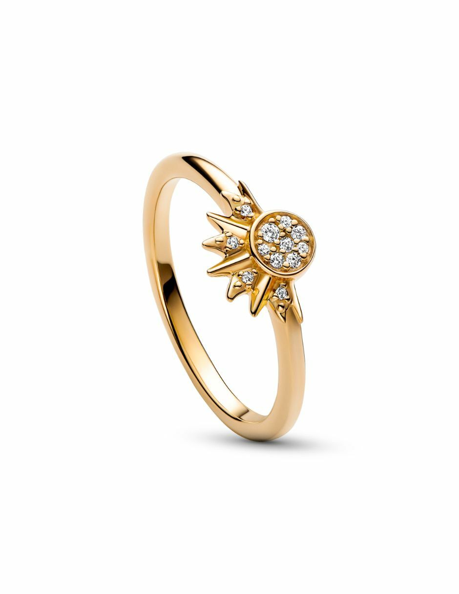 Anillo de corona Moments de plata zirconia cúbica brillante 3