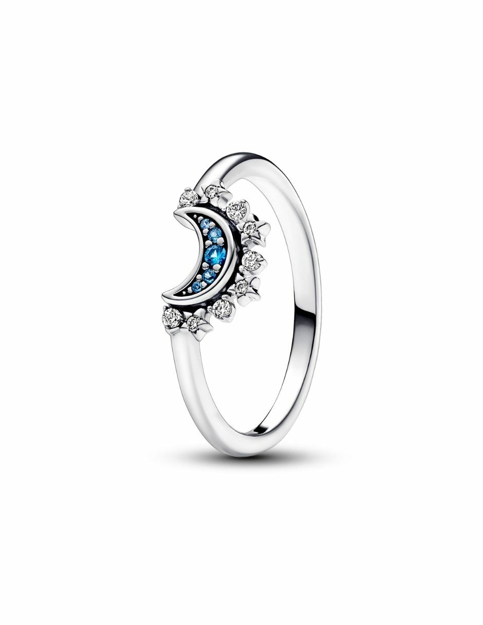 Anillo de luna Moments de plata zirconia cúbica brillante 2