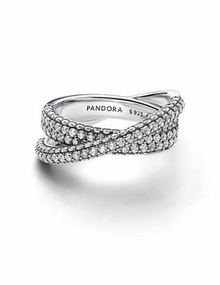 Anillo Timeless de plata zirconia cúbica brillante Anillo Timeless de plata zirconia cúbica brillante
