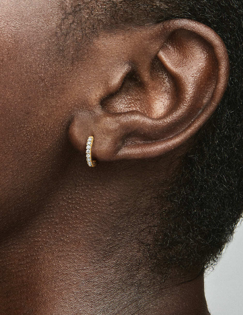 Aretes de aro Timeless de plata P 925 2