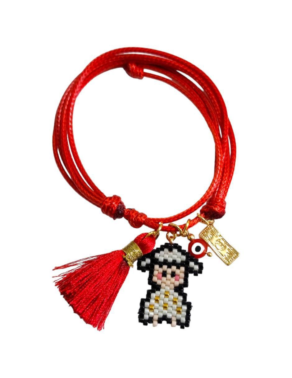 Pulsera con cristal acabado brillante 1