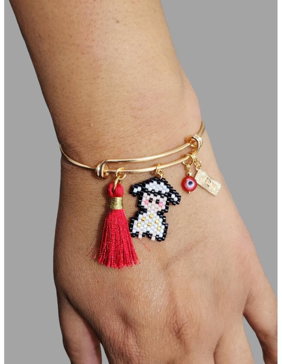 Pulsera con cristal con acabado brillante 3