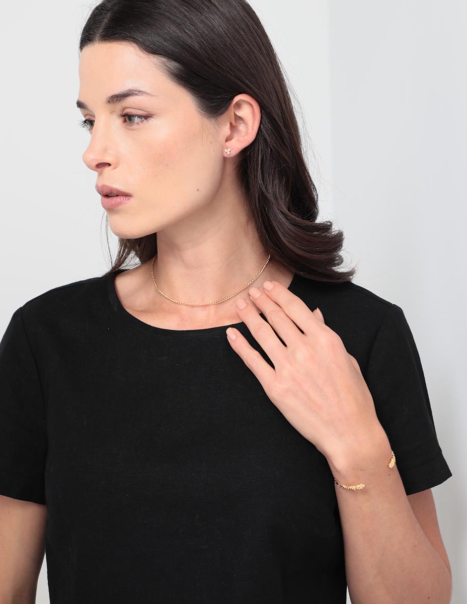 Cadena de baño de oro 18 K