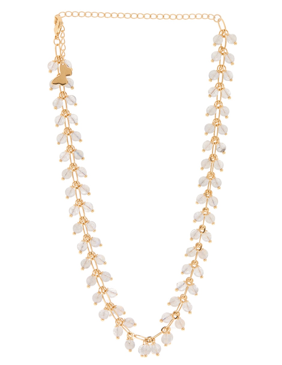 Collar Jellyfish de baño de oro 18 K 2