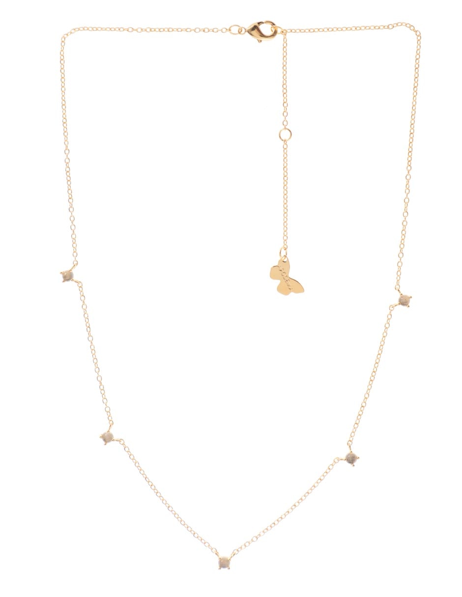 Collar Jellyfish de baño de oro 18 K 3