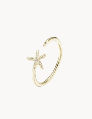 Anillo de estrella Somers 18 k brillante Anillo de estrella Somers 18 k brillante