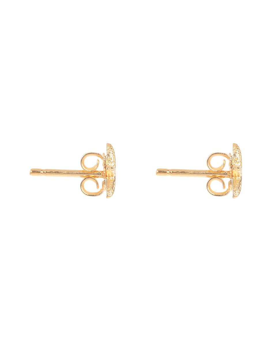 Broqueles de estrella Somers con acabado baño de oro 18 K 3
