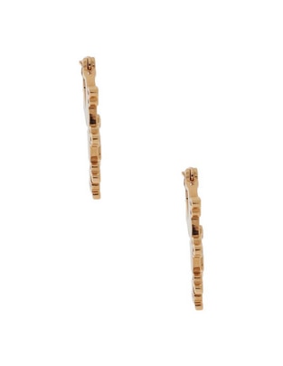Aretes con acabado baño de oro Aretes con acabado baño de oro