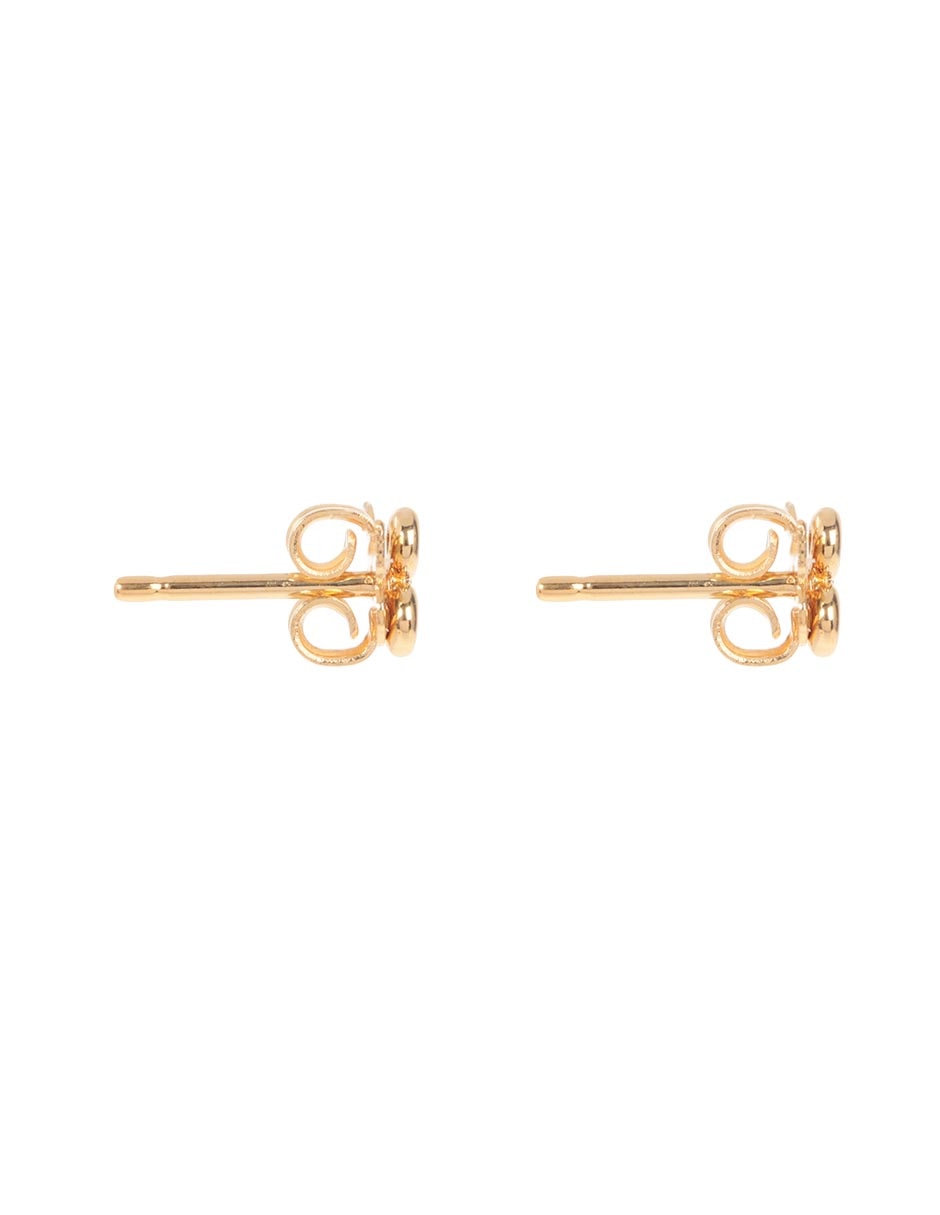 Broqueles Classic con acabado baño de oro 18 K 3