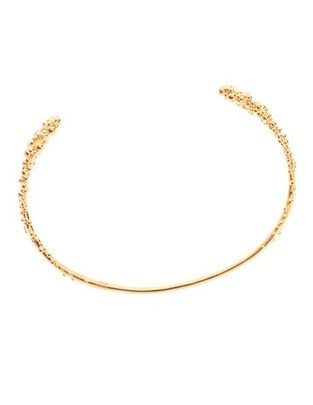 Brazalete 18 K Sand Dust acabado brillante Brazalete 18 K Sand Dust acabado brillante
