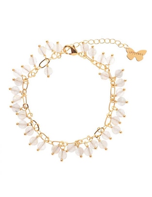 Pulsera con circonita 18 k Jellyfish con acabado brillante 1