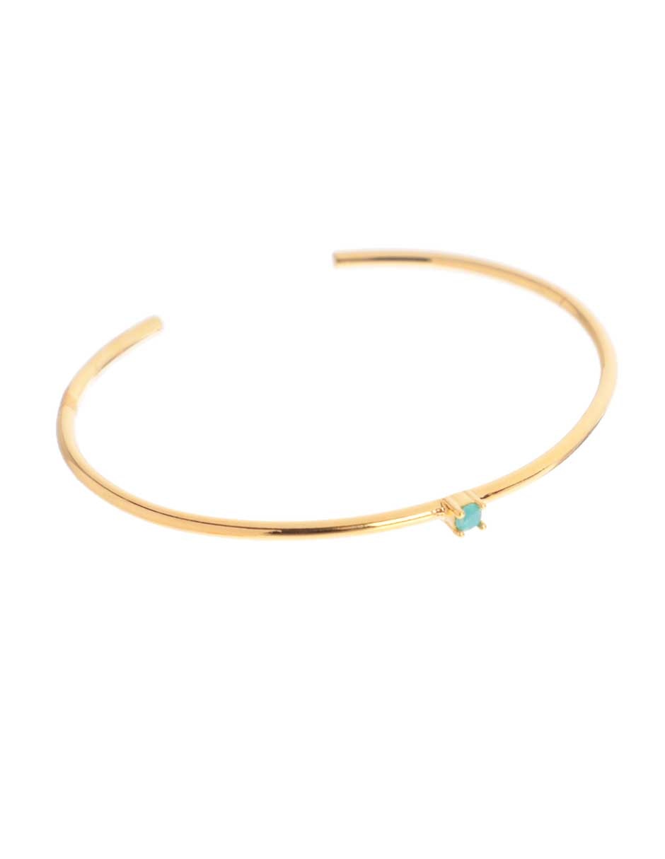 Brazalete con circonita 18 k Classic con acabado brillante 2